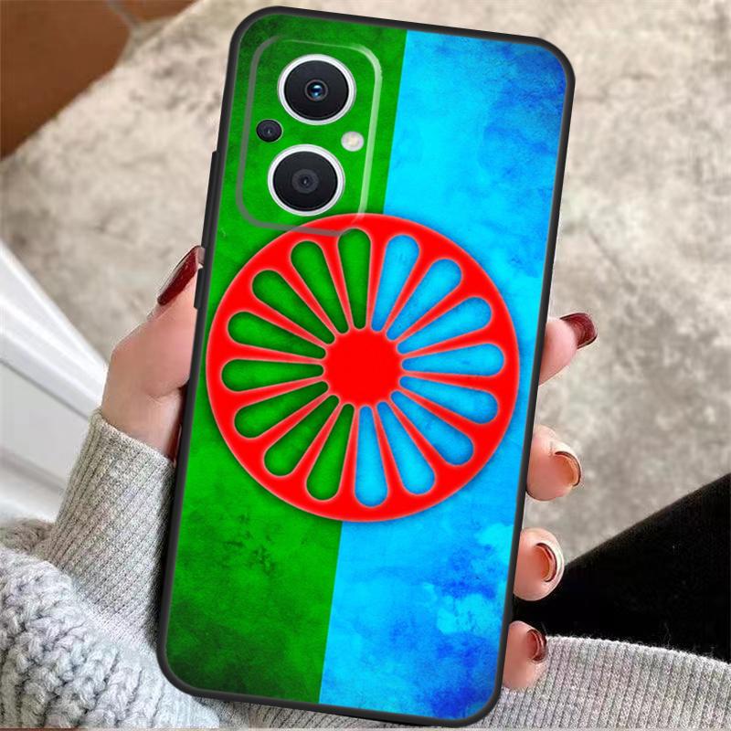 

Gypsy Romani Roma Flag For OPPO Reno 8T 7 8 Lite 14F 13F 11F 12F 10 11 12 13 14 Pro OPPO Find X9 X5 X6 X8 Pro Case OPPO Find X5 Pro