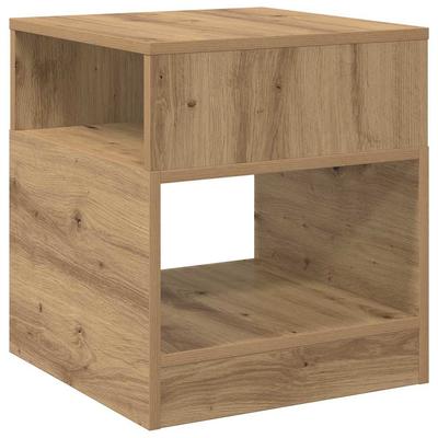 Side Table Artisan Oak 40.5 X 40 X 45 Cm Engineered Wood