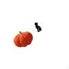 Enchanting Pumpkin Cat Sculpture Decorative Pillow Ornament for Bedroom Sofa Room Entrance Bookshelf