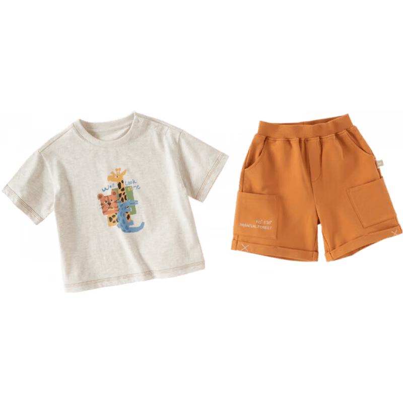 DAVE&BELLA Boys Summer T-shirt & Shorts Set 80cm