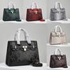 Pu Tote Bag For Women With Contrast Color Design And Multiple Pockets Perfect For Daily Use