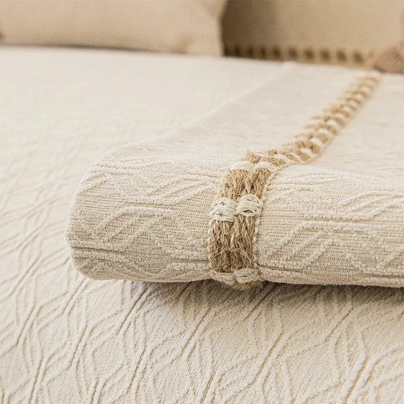 Sofatuch mit Chenille-Textur, für alle Jahreszeiten, universelle Anti-Rutsch-Sitzkissen, 2023 neuer, einfarbiger, moderner, hochwertiger, weicher Sofabezug