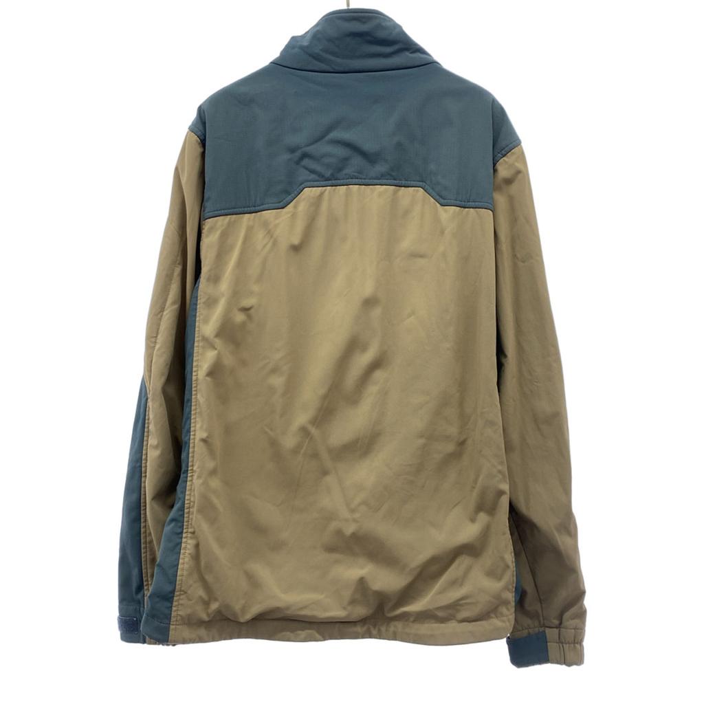 BLACK DIAMOND Logo Embroidery Zip Jacket M Beige Back Fleece Men's Used