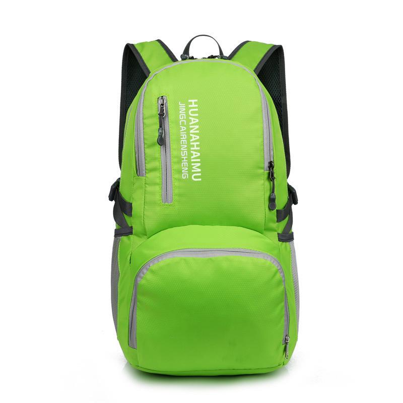 Lightweight Waterproof Outdoor Folding Daypack - Large Capacity, Foldable Hiking Backpack.