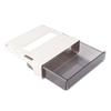 Under Desk Storage Box Large Capacity Plastic Adhesive Concealed Shelf Drawer Organizer for Phones