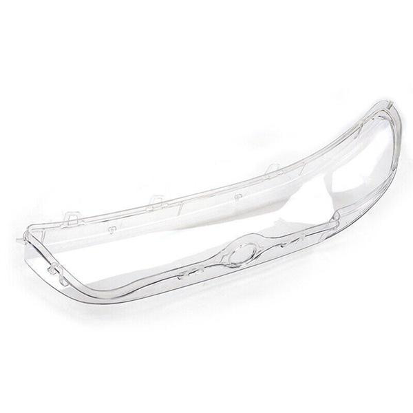 Parts 63128375301 and 63126908405 Fit the Left Headlight Cover and Sealing Strip of a 1996-2003 BMW 5 Series E39.