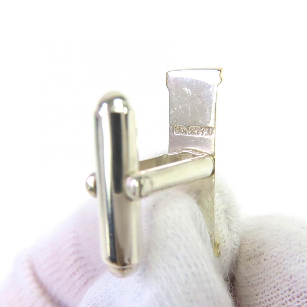 TIFFANY&Co. Cufflinks cufflinks combination Silver gold SV925 mens Used