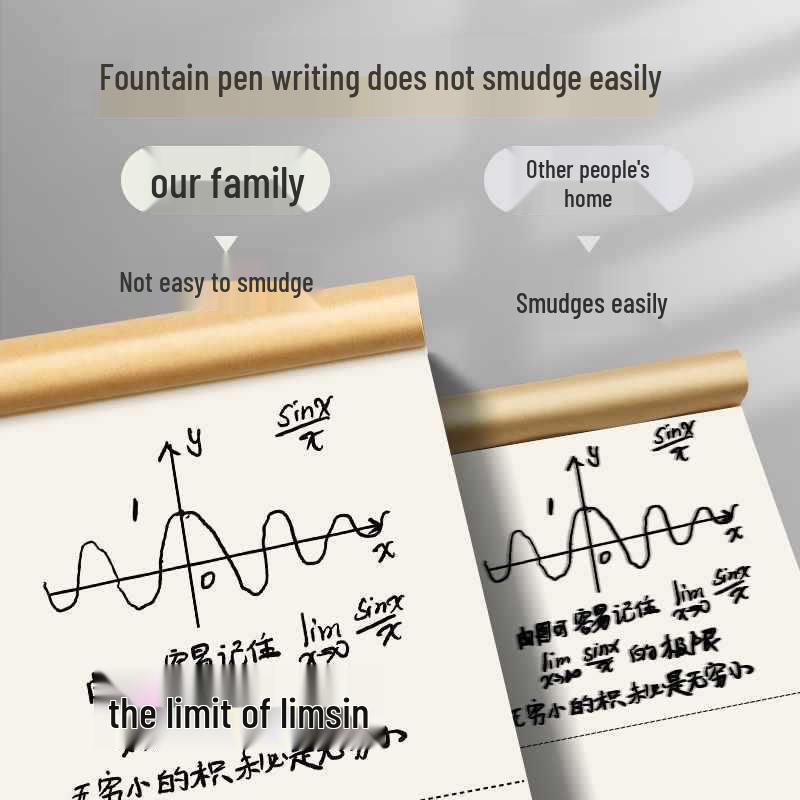 Thickened Draft Paper Book for Junior High and High School Students with Sections