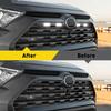 4X Smoked Lens White LED Front Grille Lights For Toyota -2024 RAV4 Hybrid LE