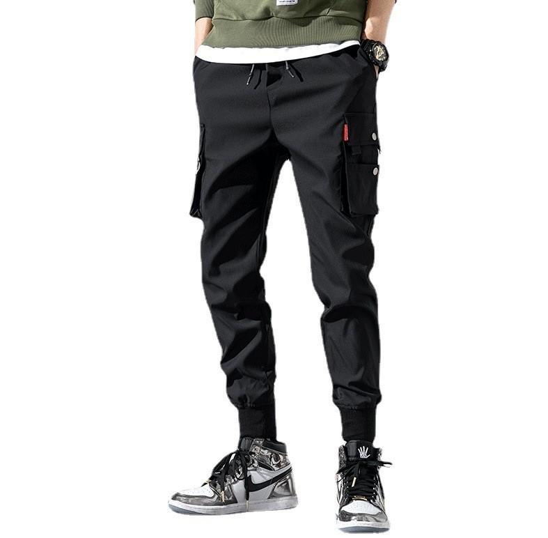 Pánské Techwear Jogger Cargo kalhoty s více kapsami - Letní trendy, volný, ležérní harémový styl
