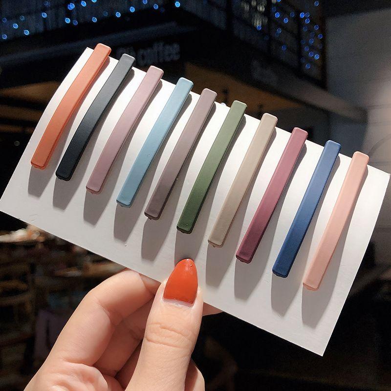 

Прямая заколка для головного убора, челка, заколка для волос студентка, корейская версия, заколка для волос в стиле ins, аксессуары 10pcs