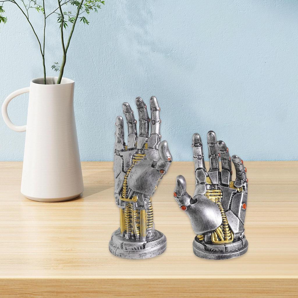 Roboterhand Statue Spielcontroller Halter Kreatives Sammlerstück Dekorative Figur für Büro Einweihungsgeschenk Heimdekoration