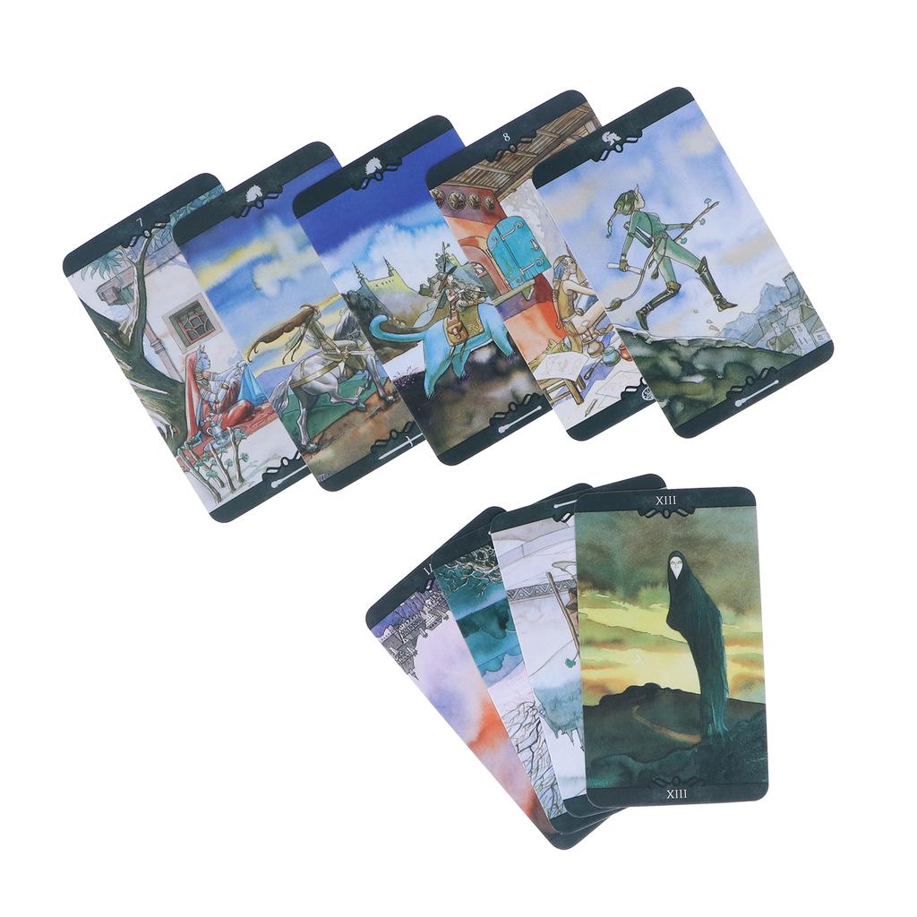 Set Mistic de Cărți de Tarot Ghidare pentru Prezicerea Viitorului Pachet de Tarot Joc de Societate Cadou