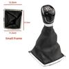 5/6 Gang Auto Styling Schalthebelknauf Kragen Gamasche Stiefel Gehäuse Für Ford Focus 2 MK2 FL MK3 MK4 MK7 Mondeo Galaxy Fiesta