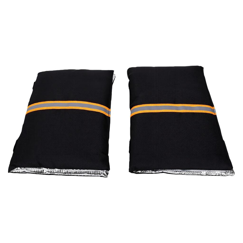 2 PCS Outdoor Faucet Covers for Winter Freeze Protection Outside Insulated Oxford Fabric Spigot Covers with Reflective