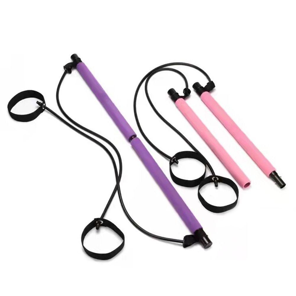Elasticity Adjustable Exercise Stick Fitness Stick Stretch Belt Pedal Exerciser  Gym Body Workout