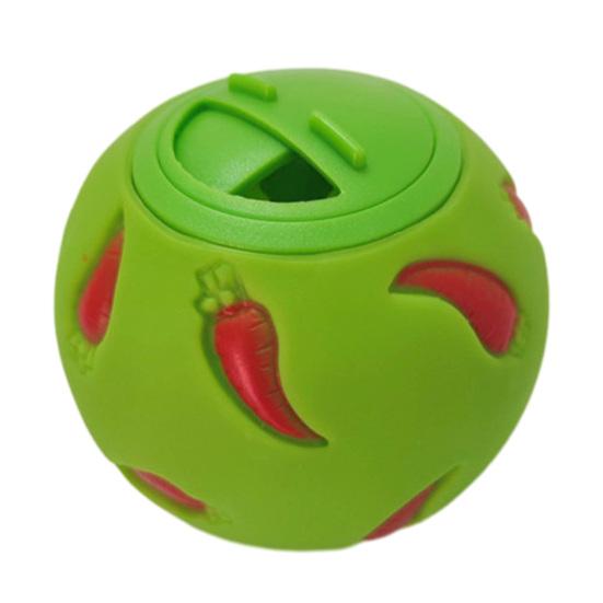 Pet Treat Dispenser Ball, Adjustable Treat Dispensing Ball, Rolling Ball Slow Feeder, Enrichment Toy for Guinea Pigs Rabbits Mice Hedgehogs зелёный