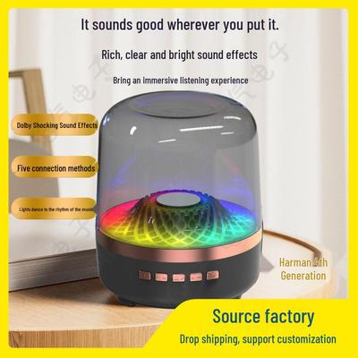 Harman Liuli Wireless Bluetooth Transparent Speaker with Subwoofer and RGB Ambient Light
