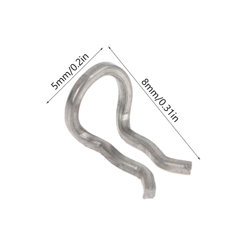 10Pcs Durable Stainless Steel Bike Disc Brake Caliper Spring Clips For Fixing Screw Pins Spring Clips Cycling Parts Accessories