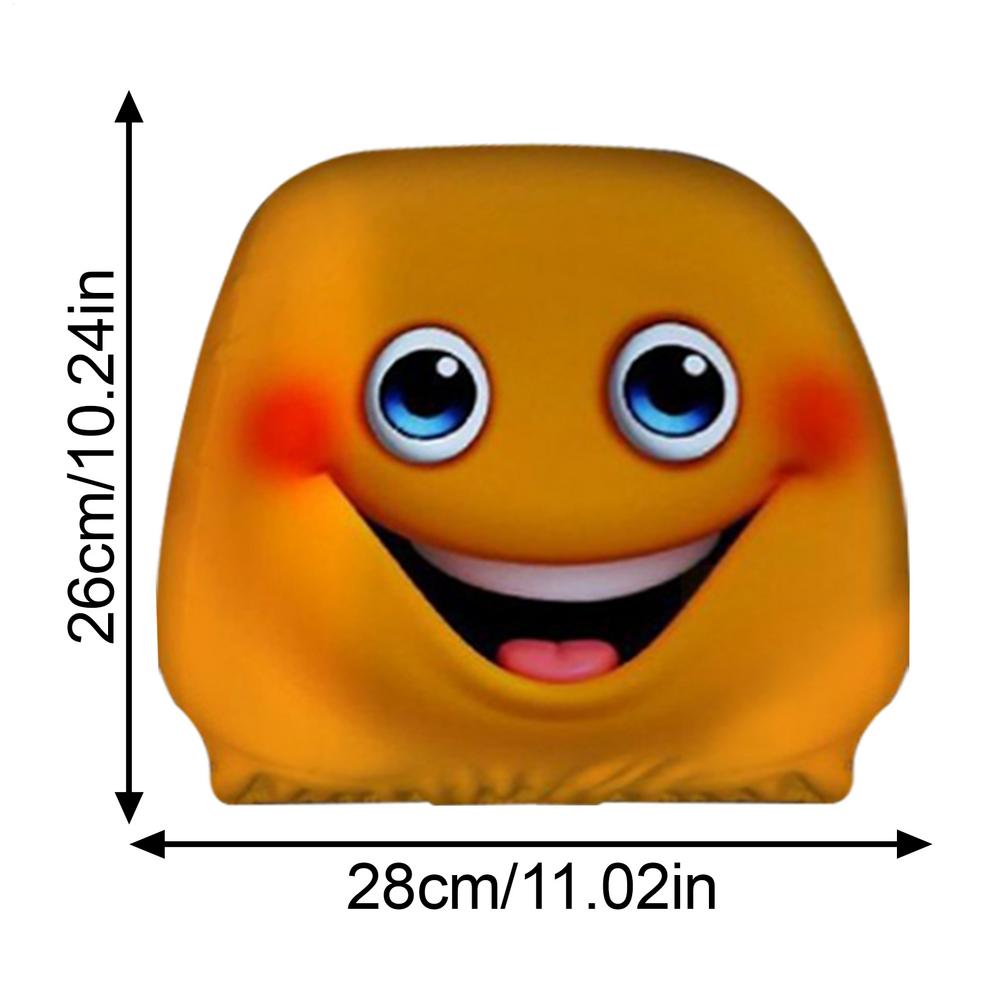 

Headrest Covers For Cars 2 Pieces Removable Head Rest Covers Protector Prank Pillowcase For Home Daily Outdoor Family Commute помаранчевий