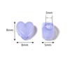 100/200pcs Candy Color Heart Acrylic Beads Star Shape Big Hole Loose Beads For Jewelry Making DIY Bracelets Necklace Accessories