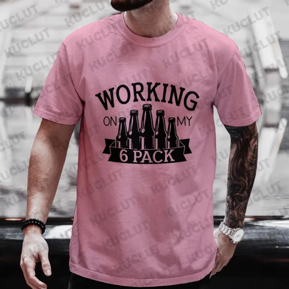 Men Tees International Beer Day Funny Graphic Y2k Tops Male Friends Drinking Party Plus Size Matching Shirts Outfit Streetwear