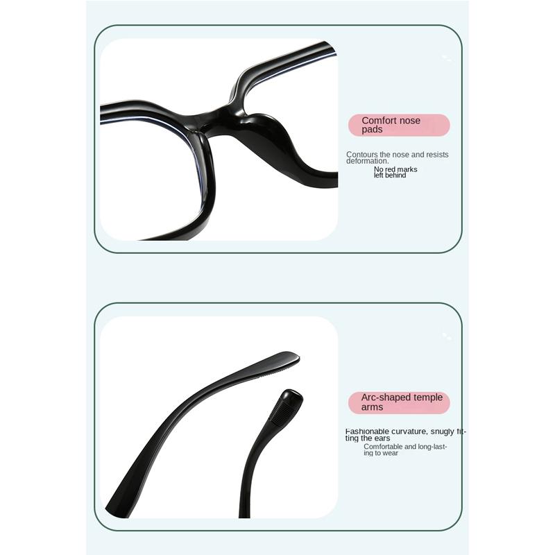 Kids Anti Blue Light Glasses, Polygon Square Frame Computer Eyewear, Multiple Colors Eye Protection for Boys & Girls