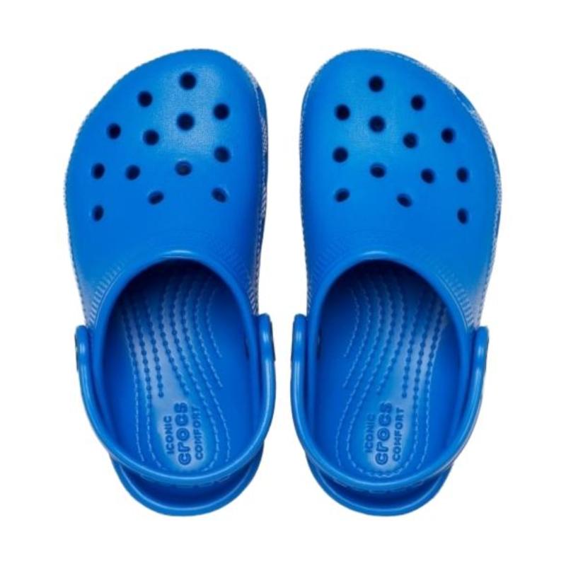 Crocs Comfortable Non-Slip and Abrasion Resistant Children's Sandals Thunderbolt Blue Children's Model
