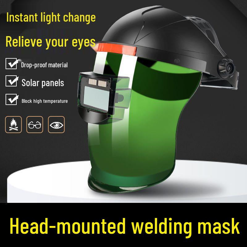 Fully Automatic Color-Changing Anti-Scald MIG Welding Protective Mask