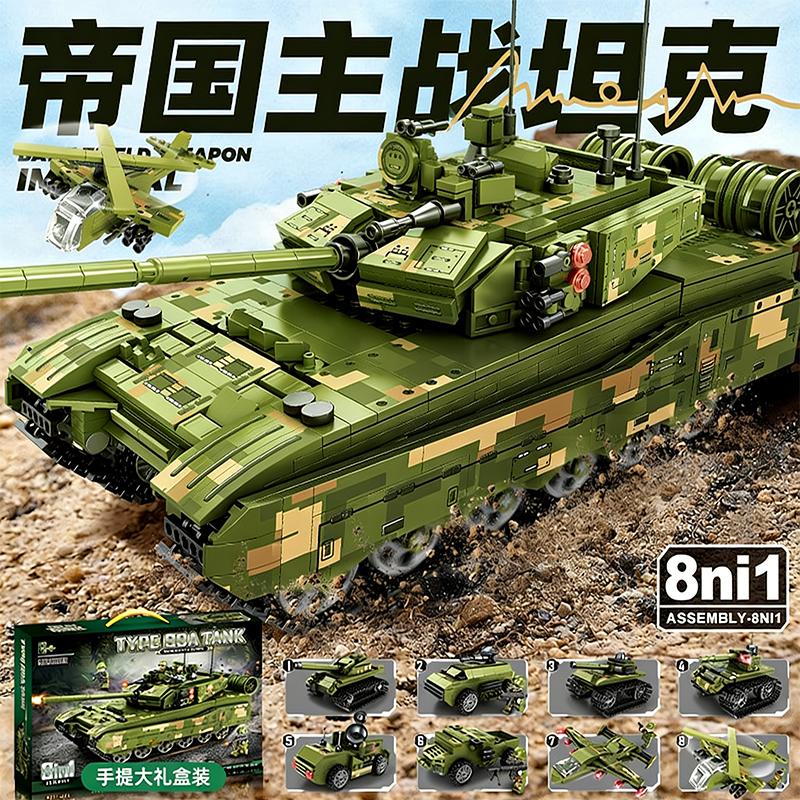 40cm Tankbaustein-Spielset 8in1 Armeebauspielset Multifunktions-Kombinationsspielset Jungen Mädchen DIY-Spielzeug Spielsets Kinder Weihnachtsfeiertagsgeschenk