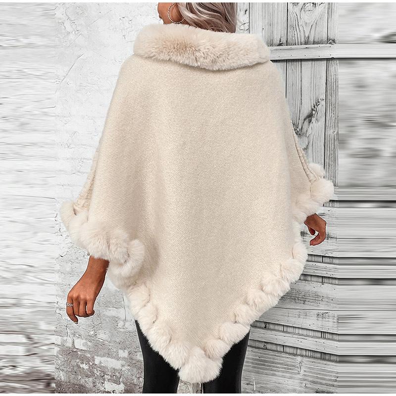 Autumn Winter Blanket Wrap Poncho Women Sweaters Shawl Cashmere Capes National Pullovers Windbreak Thick Cloak