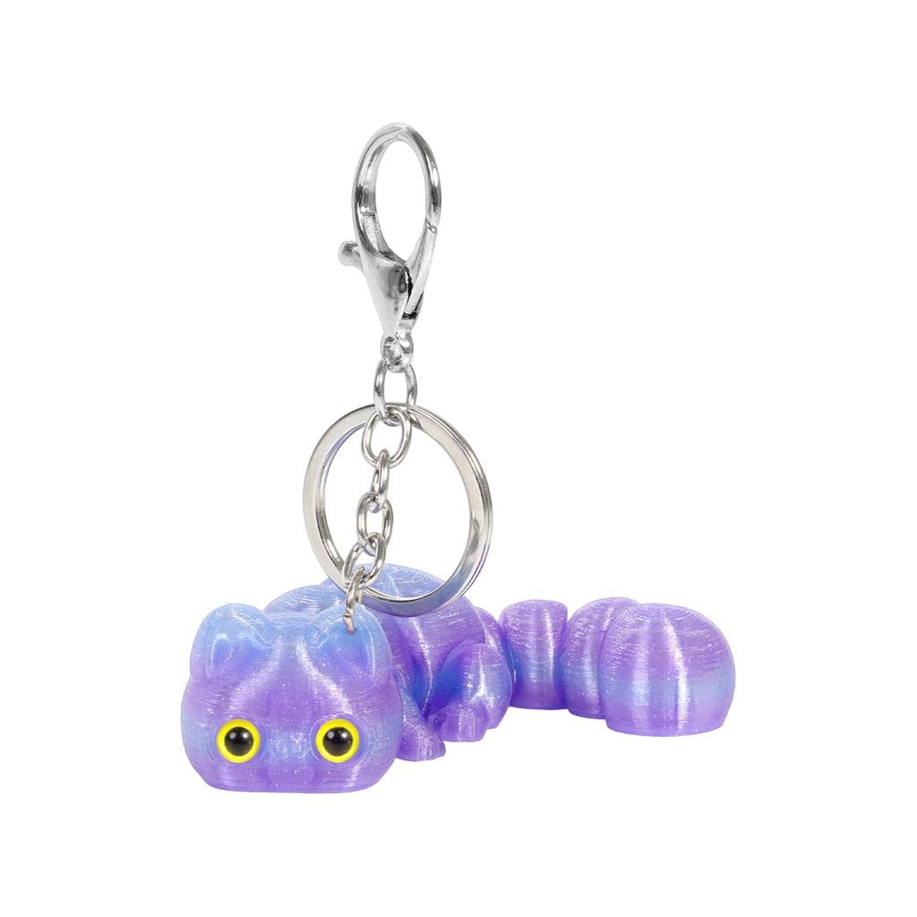 3D Printed Cute Three-dimensional Keychain Schoolbag Small Pendant Gift Small Ornament
