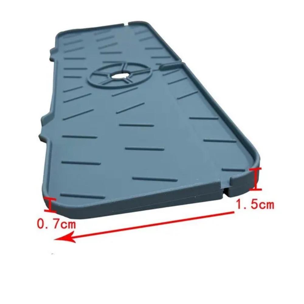 1PC/SET Silicone faucet pad, sloping drain pad on the back, thickened faucet pad