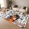 Custom Name Crystal Velvet Rug,Naruto Comfortable Anti Slip Floor Mat For Room Decoration