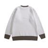 Unisex Streetwear Knit Sweater With Heart Flame Motif - Soft Breathable Loose Fit Winter Pullover Teens
