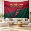 Cristiano Ronaldo Wall Tapestry, Soft Fabric Wall Hanging, Decorative Backdrop For Bedroom Home Wall Art