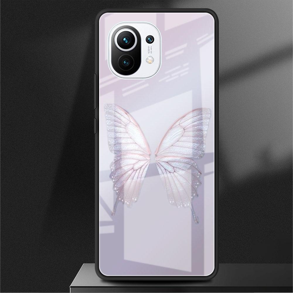 

Чехол LOVE Heart Glass для Xiaomi Poco X3 NFC 11 Lite 11T F3 M3 для Redmi Note 11 10 9 8 Pro 10S 9S 9A 9C Чехол для телефона Redmi Note 9S