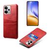 For Realme 14 5G Case Dual Card Slots PU Leather+Hard PC Phone Cover