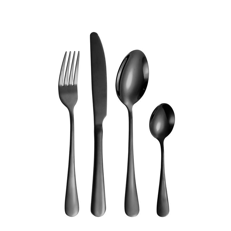 24-częściowe sztućce ze stali nierdzewnej Nóż Widelec i Łyżka Zachodni Nóż i Widelec do Steków