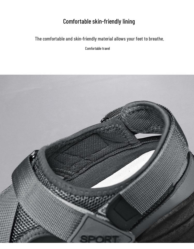 Herren Atmungsaktive Sommer-Sneaker mit geschlossener Zehe & Strandsandalen