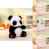 Plush Penguin Bear Rabbit Toy With Short Pile Soft Fabric For Kids And Collectors