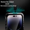 iPhone 15 Pro Red Pepper Waterproof Metal Case: Pressure-Resistant, Easy-Use Protective Diving Cover