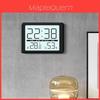 Relógio de Parede LCD Moderno Minimalista Com Temperatura e Calendário Para Decoração de Home Office