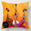African Life African Women Abstract Painting Decoration Cushion Cover Home Decoration Pillowcase Exotic Pillowcase