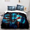 Horror Theme Duvet Cover Set Gothic Spooky Bedding Set for Teens Adult Men Terror Halloween Quilt Cover King/Queen/Full Size