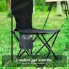 Tragbarer Zeichenhocker Faltbares Design Campingstuhl Klappbar Einfache Lagerung Für Kunststudenten Angler Picknicks Strandfischen