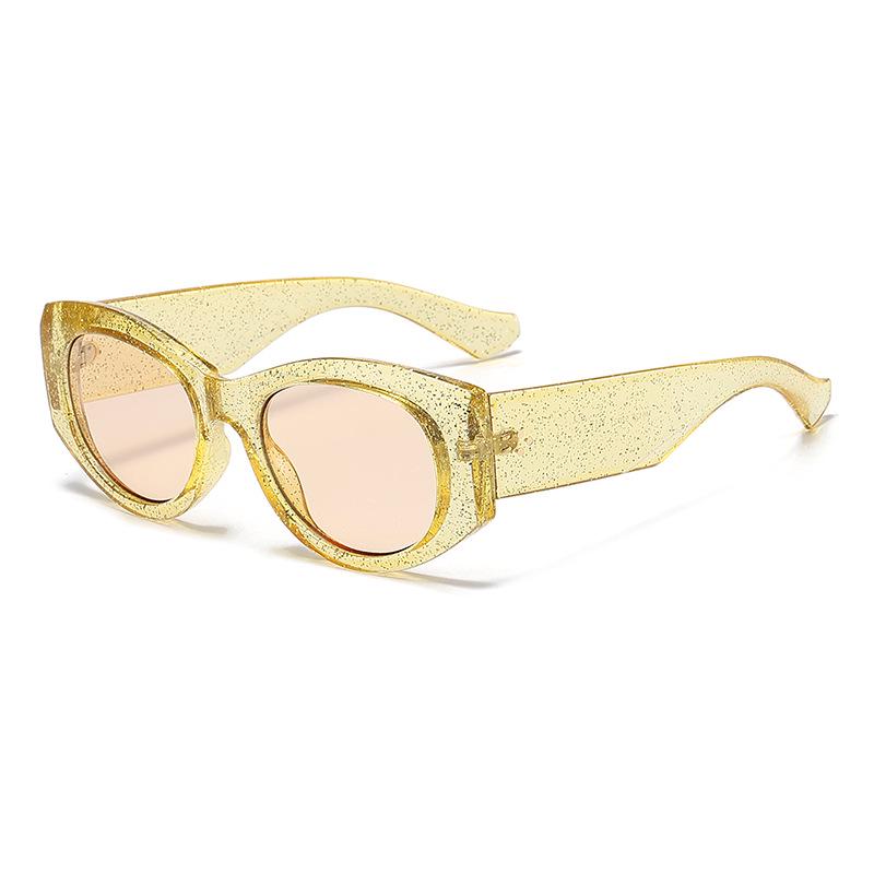 Round Frame UV Protection Street Style Sunglasses