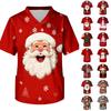 Men's Christmas Themed Holiday Caregiver Uniform for Work In Hospitals and Clinics