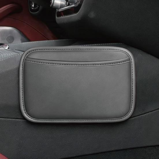 Yousheng Car Seat Side Pocket Organizer, Leather Mini Storage Bag for Auto Door Window Console, Pen Phone Holder Pouch, Vehicle Seat Gap Filler for