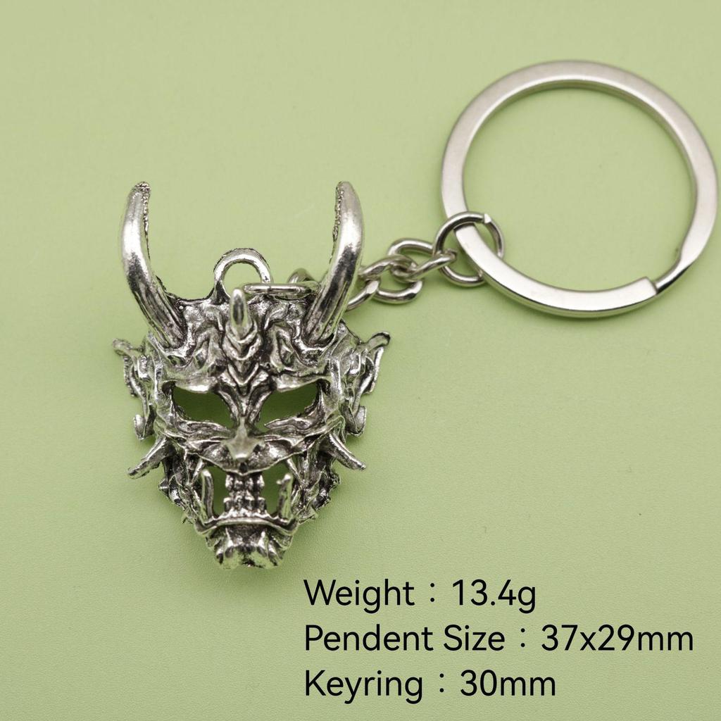 Devil Head Pendant Keychain: Hot Selling Foreign Trade Jewelry Mask